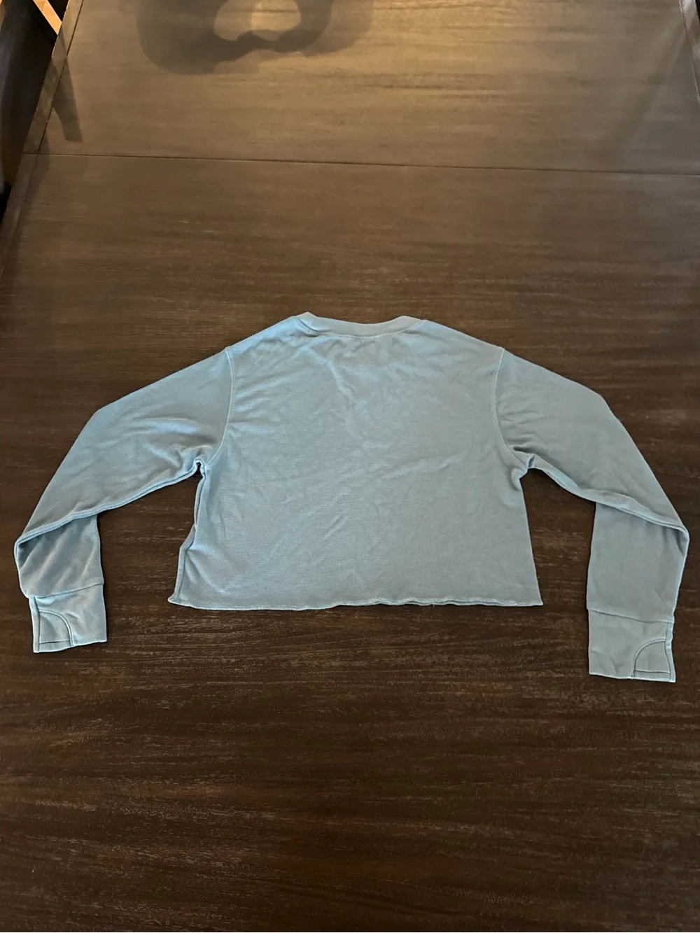 ATHLETA Girl Medium (8/10) Long Sleeve Crop Top